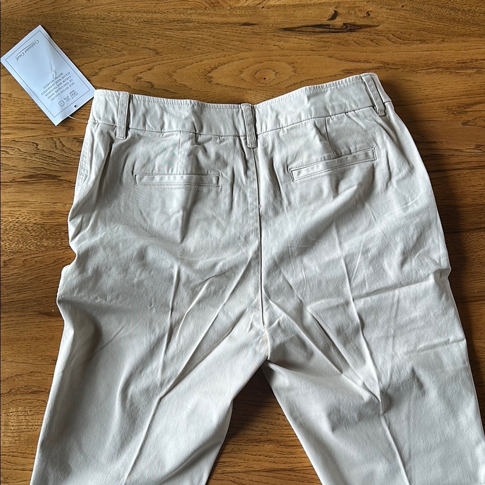 Coldwater Creek Chino Capris Polished Cotton Blend NWT - Picture 5 of 9